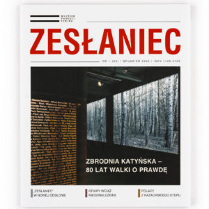 Okładka magazynu "Zesłaniec" nr 1